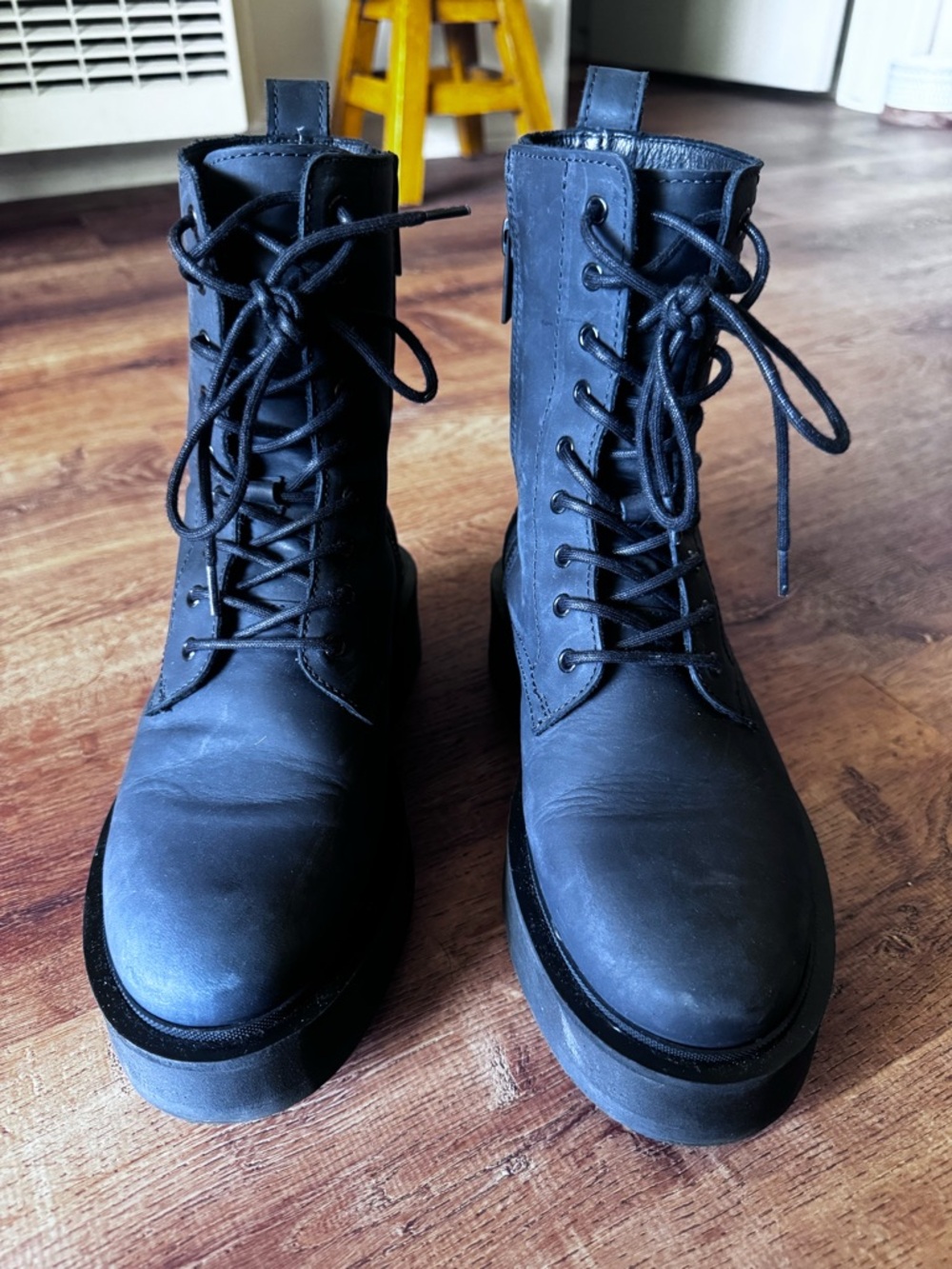 Thursday Quest Black Combat Moto Boots 6 (+) - Picture 14 of 16